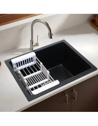Piano Smart Kitchen Sink (30 x 18 x 9 Inches)