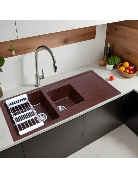 Piano Smart Kitchen Sink (30 x 18 x 9 Inches)