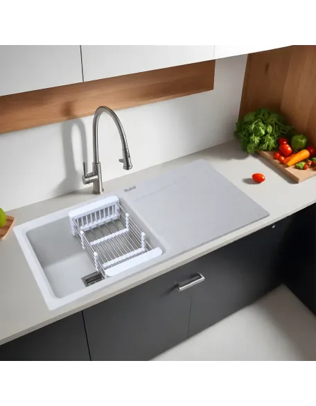 Piano Smart Kitchen Sink (30 x 18 x 9 Inches)