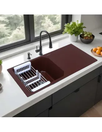 Piano Smart Kitchen Sink (30 x 18 x 9 Inches)