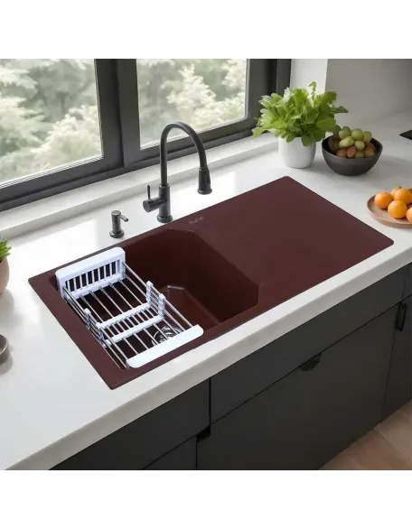 Piano Smart Kitchen Sink (30 x 18 x 9 Inches)