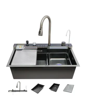 Opera Smart Kitchen Sink (30 x 18 x 9 Inches)